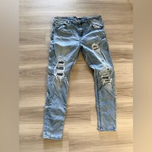Embellish denim jean size 40/32